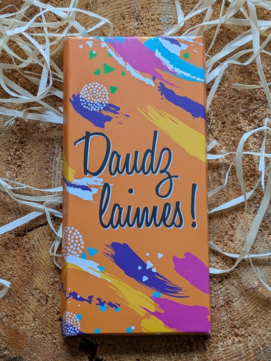 Šokokartiņa DAUDZ LAIMES!