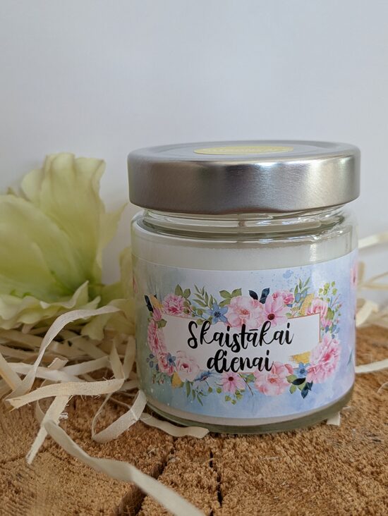 Aromātiska svece SKAISTĀKAI DIENAI!