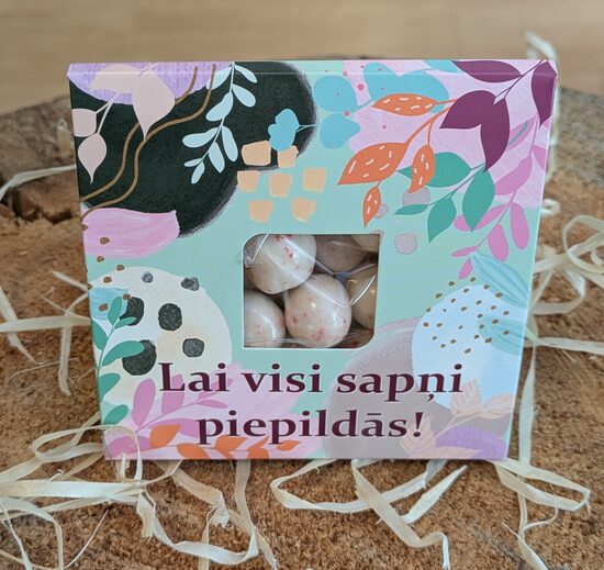 Cepumu bumbiņas ar jogurtu un zemenēm Lai visi sapņi piepildās! 